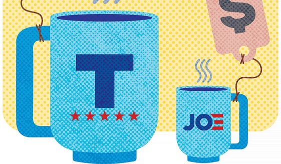 Uncontrollable inflation and the new Cup O Joe Illustration by Greg Groesch/The Washington Times