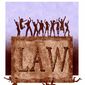 Illustration on those above the law by Alexander Hunter/The Washington Times