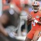 Cleveland Browns quarterback Deshaun Watson looks to throw during NFL football practice in Berea, Ohio, Tuesday, Aug. 16, 2022. (AP Photo/David Dermer) **FILE**