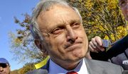 Carl Paladino listens during a media briefing, Oct. 31, 2010, in Old Bethpage, N.Y. Paladino, Republican candidate for Congress in New York, said in an interview on Saturday, Aug. 13, 2022  that U.S. Attorney General Merrick Garland &quot;should be executed,&quot; before later clarifying that he wasn&#39;t being serious. (AP Photo/Kathy Kmonicek, File)