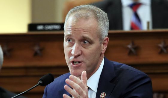 Rep. Sean Patrick Maloney, D-N.Y., speaks during a meeting of the House Intelligence Committee on Capitol Hill on Nov. 21, 2019, in Washington. (AP Photo/Manuel Balce Ceneta, File)