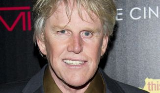 In this Oct. 25, 2012, file photo, Gary Busey attends a screening of &quot;This Must Be the Place&quot; in New York.  Busey has been charged with sexual offenses at a New Jersey fan convention this month. Cherry Hill police said Saturday, Aug. 20, 2022, that the 78-year-old Malibu, Calif., resident was charged Friday with criminal sexual contact and harassment. (Photo by Charles Sykes/Invision/AP, File)  **FILE**