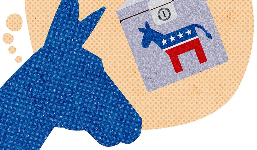 Democrats Election Dream Illustration by Greg Groesch/The Washington Times