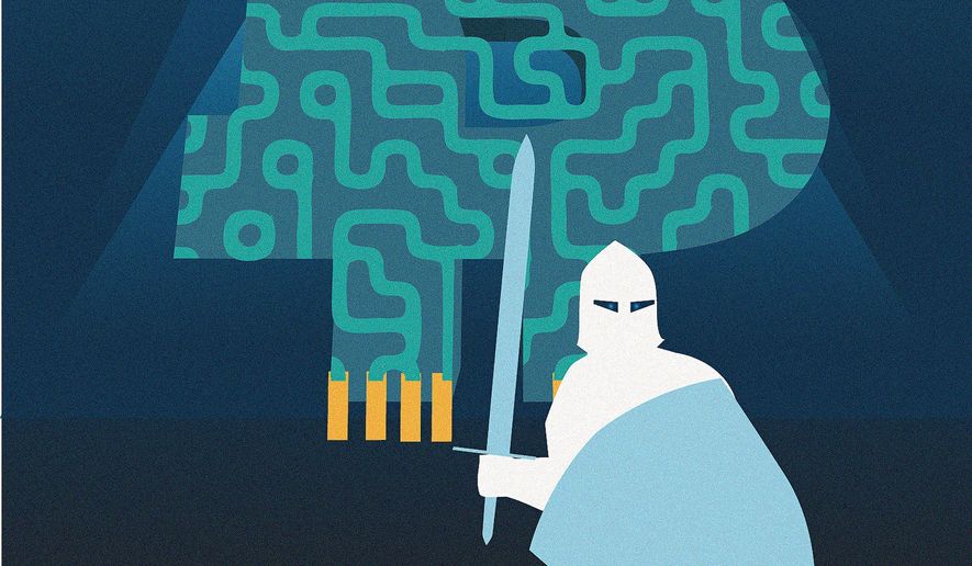 Cryptocurrency Safety Illustration by Linas Garsys/The Washington Times