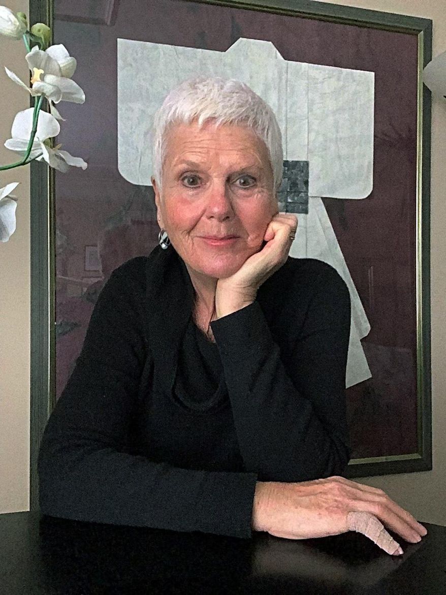 Lynda Bluestein is shown in Bridgeport, Conn. Bluestein, 75, of Bridgeport, Connecticut, who has terminal fallopian tube cancer, sued Vermont on Thursday, Aug. 25, 2022, for allowing only its own residents to take advantage of a state law that lets people who are terminally ill end their own lives. (Lynda Bluestein via AP)