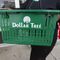 A clerk brings in a shopping basket at a Dollar Tree store in Richland, Miss., Tuesday, Nov. 26, 2019. (AP Photo/Rogelio V. Solis, File)