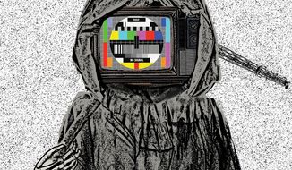The Death of Television Illustration by Linas Garsys/The Washington Times