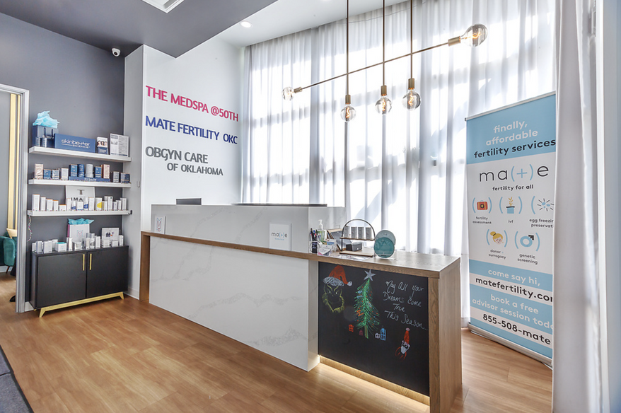 Mate Fertility, which offers assisted reproductive services at its flagship clinic in Oklahoma City, is seeking to partner with struggling abortion clinics to provide infertility services. (Photo courtesy of Mate Fertility.)