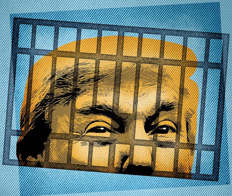 Trump Trouble Illustration by Greg Groesch/The Washington Times