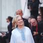 Hillary Clinton poses for photographers upon arrival at the premiere of the film &#39;White Noise&#39; and the opening ceremony during the 79th edition of the Venice Film Festival in Venice, Italy, Wednesday, Aug. 31, 2022. (Photo by Vianney Le Caer/Invision/AP)