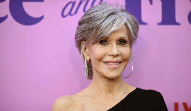 Jane Fonda arrives at the Season 7 final episodes premiere of &amp;quot;Grace and Frankie,&amp;quot; on April 23, 2022, at NeueHouse Hollywood in Los Angeles. The 84-year-old actor said in an Instagram post Friday, Sept. 2, 2022, that she has been diagnosed with non-Hodgkin lymphoma and has begun a six-month course of chemotherapy. (Photo by Richard Shotwell/Invision/AP, File)