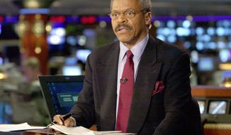 CNN anchorman Bernard Shaw appears on set at the network&#39;s Atlanta headquarters on Friday, Nov. 10, 2000. Shaw, who was CNN&#39;s original chief anchor when the network started in 1980, died of pneumonia in Washington on Wednesday, Sept. 7, 2022, according to Tom Johnson, the network&#39;s former chief executive, died of pneumonia in Washington on Wednesday, Sept. 7, 2022, according to Tom Johnson, the network&#39;s former chief executive. Shaw was 82. (AP Photo/Erik S. Lesser, File)