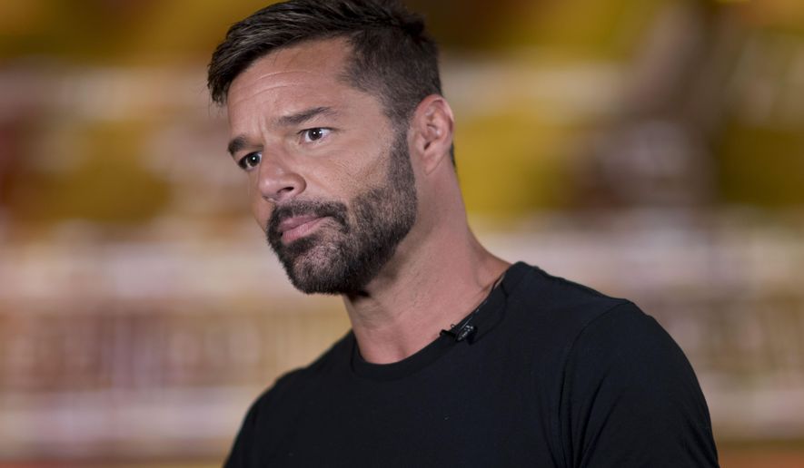 Puerto Rican singer Ricky Martin listens to a question during an interview in San Juan, Puerto Rico, Jan. 27, 2020. A sexual assault complaint has been filed against the pop star, who recently sued his nephew over false allegations of sexual abuse. The complaint was filed Friday, Sept. 9, 2022, said police spokesman Edward Ramirez. Information including who filed the complaint and details of the allegations are not public given the nature of the complaint. (AP Photo/Carlos Giusti, File)  **FILE**