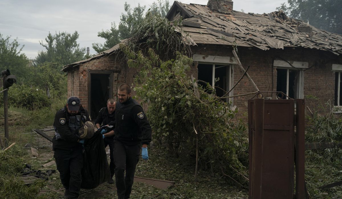 NextImg:Ukraine government building damaged in Kyiv in the largest Russian attack since the war began