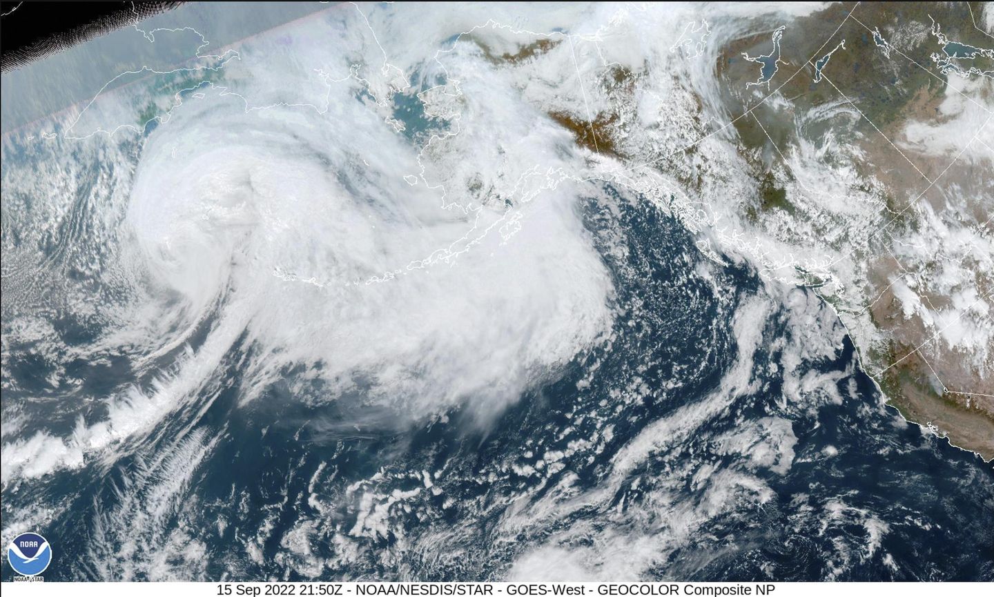 Alaska braces for its worst storm in a decade as Typhoon Merbok remnants batter coast
