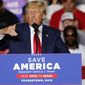 Former President Donald Trump speaks at a campaign rally in Youngstown, Ohio, on Saturday, Sept. 17, 2022. (AP Photo/Tom E. Puskar) **FILE**