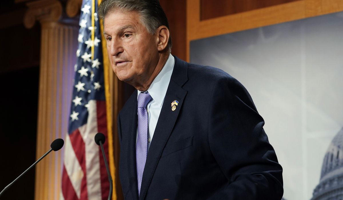 Joe Manchin suggests lawmakers will face regret if they don't back his energy permitting proposal