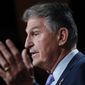 Sen. Joe Manchin, D-W.Va., speaks during a news conference Tuesday, Sept. 20, 2022, at the Capitol in Washington. (AP Photo/Mariam Zuhaib)