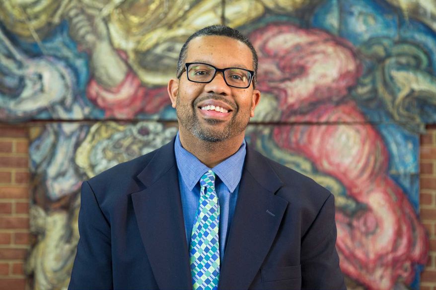 The Rev. F. Douglas Powe Jr., director of the Lewis Center for Church Leadership at Wesley Theological Seminary in the District, said he is excited about the opportunity of using a $5 million grant from the Lilly Endowment “to connect with underserved communities.” (Photo courtesy of Wesley Theological Seminary)