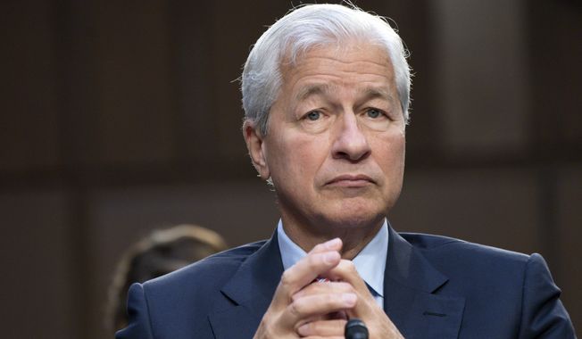 JPMorgan Chase &amp; Company Chairman and CEO Jamie Dimon testifies at a Senate Banking Committee annual Wall Street oversight hearing, Thursday, Sept. 22, 2022, on Capitol Hill in Washington. (AP Photo/Jacquelyn Martin)