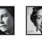 Four commemorative British stamps honoring the late Queen Elizabeth II will be released Nov. 10. Royal Mail said these were the first stamp designs approved by King Charles III, who succeeded the late monarch on Sept. 8. (Royal Mail photo, used with permission.)