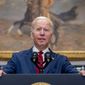 President Joe Biden speaks about the DISCLOSE Act in the Roosevelt Room of the White House in Washington, Tuesday, Sept. 20, 2022. (AP Photo/Andrew Harnik) **FILE**