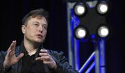 Tesla and SpaceX Chief Executive Officer Elon Musk speaks at the SATELLITE Conference and Exhibition in Washington. A Delaware judge is hearing arguments, Tuesday, Sept. 27, 2022 over the exchange of information by lawyers in Twitter&#39;s lawsuit seeking to force billionaire Elon Musk to carry through with his $44 billion acquisition of the social media giant.  (AP Photo/Susan Walsh, File)
