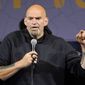 Pennsylvania Lt. Gov. John Fetterman, the Democratic nominee for the state&#39;s U.S. Senate seat, speaks during a rally in Erie, Pa., Aug. 12, 2022. Fetterman has made abortion rights a prominent theme in the suburbs to invigorate female voters after the U.S. Supreme Court overturned Roe v. Wade in June. (AP Photo/Gene J. Puskar, File)