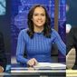 This combination of photos shows, from left, Tom Llamas, host of &amp;quot;Top Story with Tom Llamas,&amp;quot; Linsey Davis on the set of &amp;quot;ABC News Live Prime with Linsey Davis,&amp;quot; and John Dickerson, host of &amp;quot;CBS News Prime Time with John Dickerson.&amp;quot; (NBC/ABC/CBS via AP)