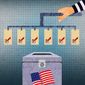Illegal Votes and voter fraud Illustration by Greg Groesch/The Washington Times