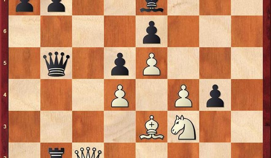 Topalov-Kramnik after 31. gxf8=Q+.