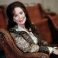 FILE - Country music great Loretta Lynn poses for a portrait in September 2000 in Nashville, Tenn. Lynn, the Kentucky coal miner’s daughter who became a pillar of country music, died Tuesday at her home in Hurricane Mills, Tenn. She was 90. (AP Photo/Christoper Berkey, File)