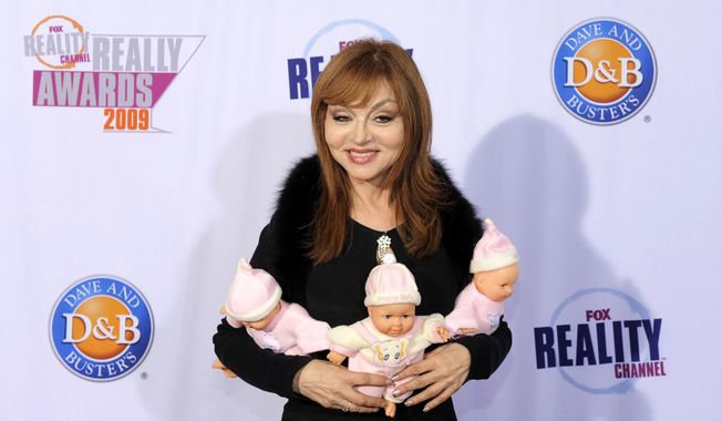 Comedian Judy Tenuta arrives at the 2009 Fox Reality Channel Really Awards in Los Angeles on Oct. 13, 2009. Tenuta, a brash standup who cheekily styled herself as the "Goddess of Love” and toured with George Carlin as she built her career in the 1980s golden age of comedy, died Thursday, Oct. 6, 2022, at age 65, according to her publicist. (AP Photo/Chris Pizzello, File)