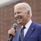 President Joe Biden speaks about lowering costs for American families at Irvine Valley Community College, in Irvine, Calif., Friday, Oct. 14, 2022. (AP Photo/Carolyn Kaster)