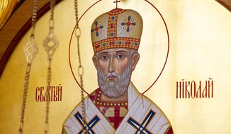 An Icon of Saint Nicholas of Myra is shown in Vranov, Slovakia on Aug. 22, 2019. (Shutterstock: Adam Jan Figel)