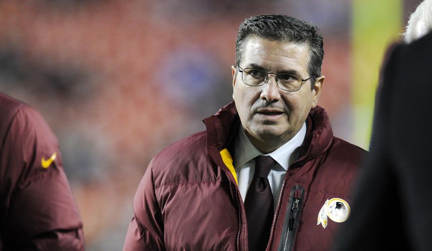 In this Dec. 1, 2013, file photo, Washington Redskins owner Dan Snyder walks off the field before an NFL football game against the New York Giants in Landover, Md. Few NFL teams have managed to lose as much as Washington has since Daniel Snyder was part of a group that purchased the franchise for a then-record $800 million in 1999.  (AP Photo/Nick Wass, File) **FILE**