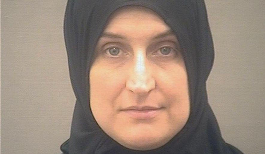 This undated photo provided by the Alexandria, Va., Sheriff's Office in January 2022 shows Allison Fluke-Ekren. Fluke-Ekren, a Kansas native convicted of leading an all-female battalion of the Islamic State group, had a long history of behavior that included sexual and physical abuse of her own children, family members said in court filings Oct. 19, 2022. (Alexandria Sheriff's Office via AP, File)