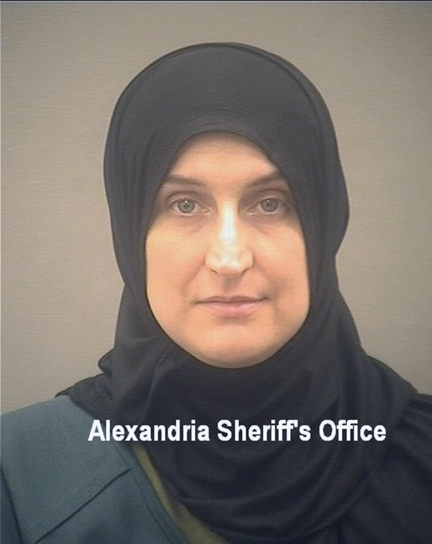 This undated photo provided by the Alexandria, Va., Sheriff's Office in January 2022 shows Allison Fluke-Ekren. Fluke-Ekren, a Kansas native convicted of leading an all-female battalion of the Islamic State group, had a long history of behavior that included sexual and physical abuse of her own children, family members said in court filings Oct. 19, 2022. (Alexandria Sheriff's Office via AP, File)