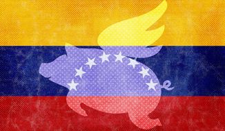 Magical Realism in Venezuela Illustration by Greg Groesch/The Washington Times
