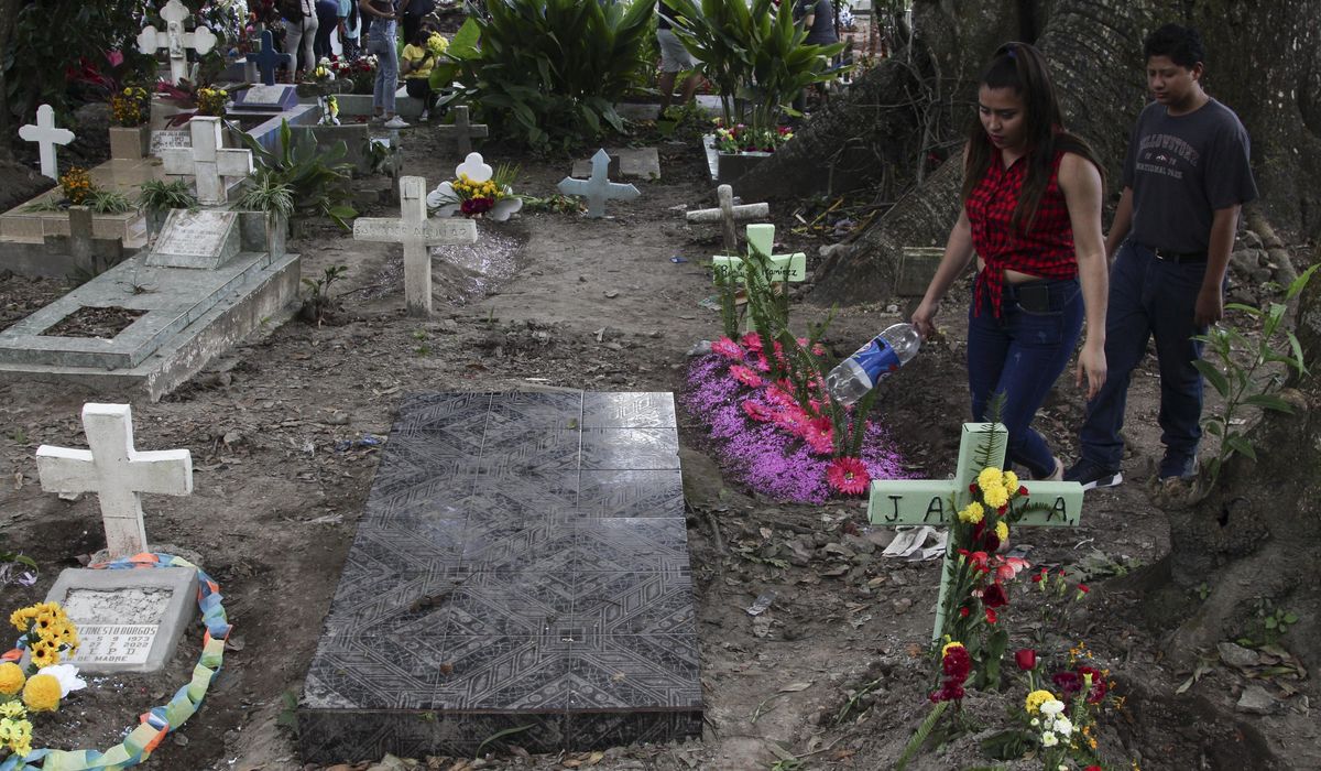 NextImg:El Salvador president says destroying gang member tombstones akin to Germany erasing Nazi symbols