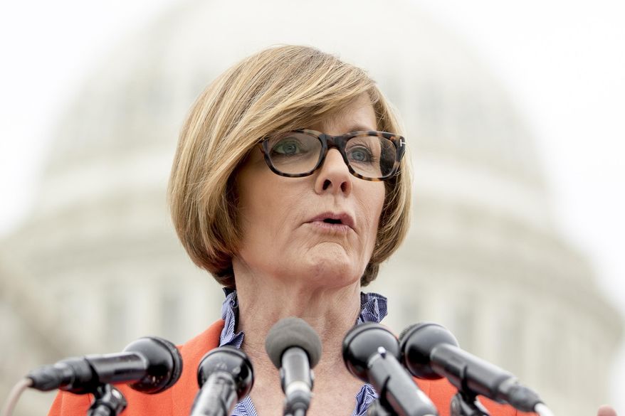 In this Jan. 17, 2019, photo , U.S. Rep. Susie Lee, D-Nev., speaks at a news conference on Capitol Hill in Washington. (AP Photo/Andrew Harnik) **FILE**