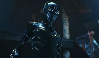 This image released by Marvel Studios shows a scene from &quot;Black Panther: Wakanda Forever.&quot; (Marvel Studios via AP)