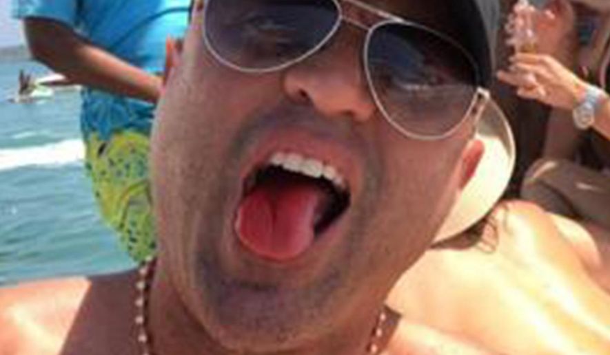 This photo obtained by The Associated Press shows Jose Irizarry in Cartagena, Colombia, in 2017. Irizarry accepts he’s the most corrupt agent in U.S. Drug Enforcement Administration history, admitting he conspired with Colombian cartels to build a lavish lifestyle. But he says he won&#x27;t take the rap alone, accusing long-trusted DEA colleagues of joining him in skimming millions from money laundering stings to fund a decade’s worth of high living. (AP Photo)