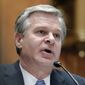 FBI director Christopher Wray testifies during a Senate Homeland Security Committee hearing on threats to the homeland on Capitol Hill in Washington, Thursday, Nov. 17, 2022. (AP Photo/Mariam Zuhaib)