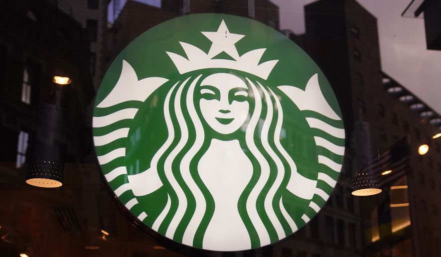A Starbucks logo at a store, Thursday, Nov. 17, 2022, in Boston. (AP Photo/Charles Krupa) ** FILE **