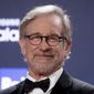 Steven Spielberg walks the red carpet as he arrives to receive a lifetime-achievement prize, at the David Donatello awards ceremony in Rome Wednesday, March 21, 2018. (AP Photo/Gregorio Borgia,file)