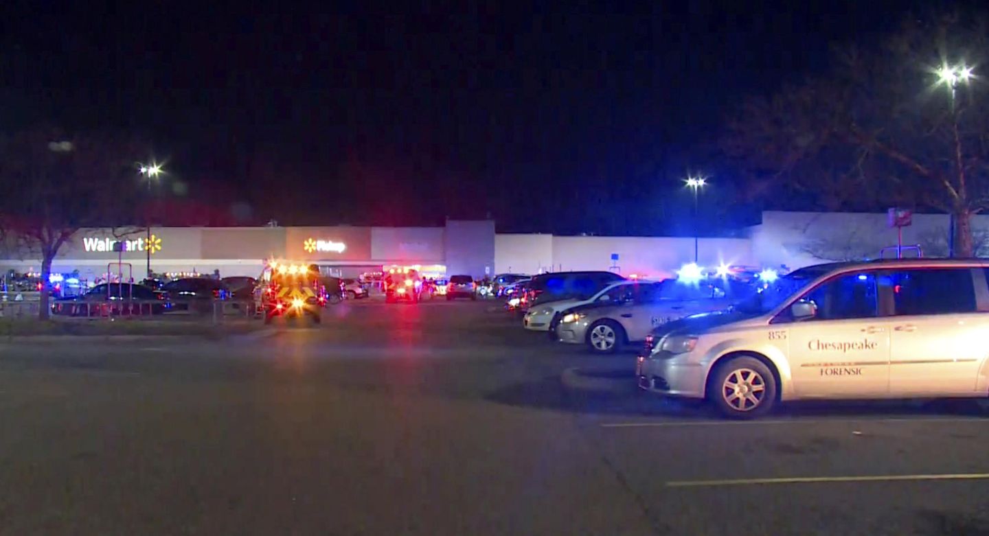 Penembak di Chesapeake, Virginia Walmart membunuh banyak orang