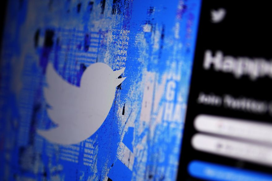 The Twitter splash page is seen on a digital device, on April 25, 2022, in San Diego. (AP Photo/Gregory Bull) ** FILE **