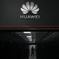 A technician stands at the entrance to a Huawei 5G data server center at the Guangdong Second Provincial General Hospital in Guangzhou, in southern China&#x27;s Guangdong province on Sept. 26, 2021. The U.S. is banning the sale of communications equipment made by Chinese companies Huawei and ZTE and restricting the use of some China-made video surveillance systems, citing an “unacceptable risk” to national security. The 5-member Federal Communications Commission said Friday, Nov. 25, 2022 it has voted unanimously to adopt new rules that will block the importation or sale of certain technology products that pose security risks. (AP Photo/Ng Han Guan)