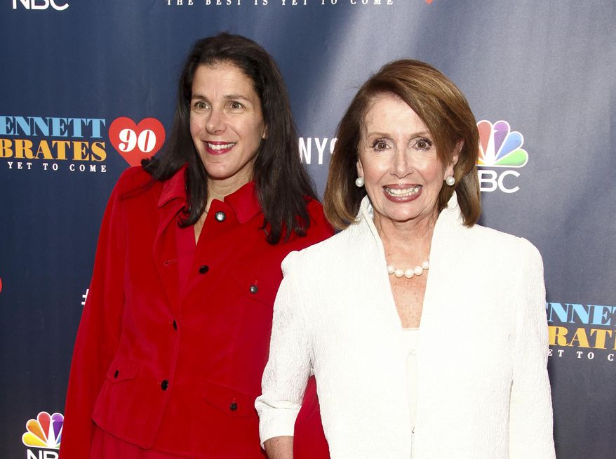Filmmaker Alexandra Pelosi, left, and Nancy Pelosi, right, attend &quot;Tony Bennett Celebrates 90: The Best Is Yet to Come&quot; in New York on Sept. 15, 2016. A documentary on House Speaker Nancy Pelosi’s life and groundbreaking political career, shot and edited by her daughter, will debut on HBO next month.  Alexandra Pelosi’s “Pelosi in the House” will premiere on Dec. 13 and will include footage shot during the January 6 insurrection. (Photo by Andy Kropa/Invision/AP, File)
